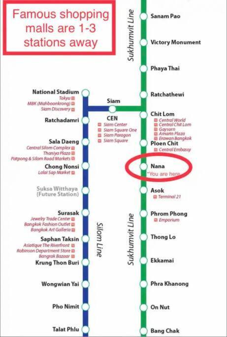 Апартаменты - Sukhumvit Soi 5 Bts Nana- Size 47m2 *
